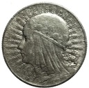 5 zł złotych 1932 Głowa kobiety Polonia SREBRO