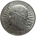 10 zł złotych 1932 Głowa kobiety Polonia SREBRO