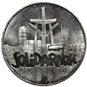 100000 zł złotych 1990 Solidarność TYP A SREBRO