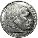 Niemcy 5 Marek 1936 Hindenburg SREBRO