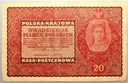 1919 20 Dwadzieścia Marek Polskich II Serja EY