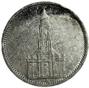 Niemcy 5 Marek Mark 1935 Wieża Kościół SREBRO (1)