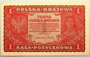1919 1 Jedna Marka Polska I Serja DD (3)
