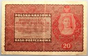 1919 20 Dwadzieścia Marek Polskich II Serja FP