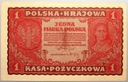 1919 1 Jedna Marka Polska I Serja GJ (3)