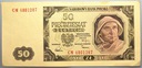 1948 50 zł Pięćdziesiąt Złotych, seria CM RZADKI