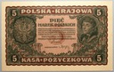 1919 5 Pięć Marek Polskich II Serja CJ (1)