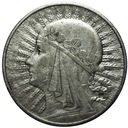 10 zł złotych 1932 Głowa kobiety Polonia SREBRO