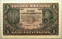 1919 5 Pięć Marek Polskich II Serja CJ (1)