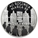 10 zł złotych 2008 40 rocznica marca '68