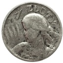 1 zł złoty 1925 Kobieta i kłosy, żniwiarka
