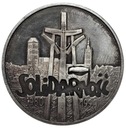 100000 zł złotych 1990 Solidarność TYP A SREBRO