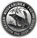 Australia 1 dolar 2009 Kokabura Kookaburra SREBRO