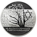 20 zł złotych 2008 Powstanie Getto Warszawskie