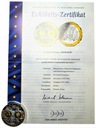 Wspólna Waluta Euro Monako, SREBRO Ag999, 18g 40mm