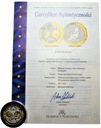 Wspólna Waluta Euro Portugalia, SREBRO Ag999, 40mm