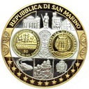 Wspólna Waluta Euro San Marino, SREBRO Ag999, 40mm