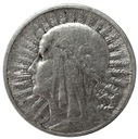 2 zł złote 1934 Głowa kobiety, Polonia SREBRO