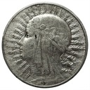 10 zł złotych 1932 Głowa kobiety Polonia SREBRO