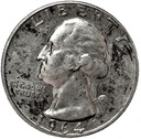 USA 1/4 Dolara 1964