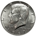USA 1/2 Dolara Half Dollar 1967 Kennedy SREBRO