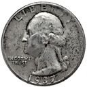 USA 1/4 Dolara 1937