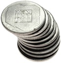 LOT 10 x 200 zł 1974 XXX lat PRL INWESTYCJA SREBRO