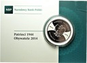 20 zł złotych 2014 Patrioci 1944 Obywatele