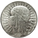 5 zł złotych 1934 Głowa kobiety Polonia SREBRO