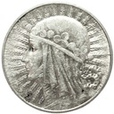 5 zł złotych 1933 Głowa kobiety Polonia SREBRO
