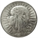 5 zł złotych 1934 Głowa kobiety Polonia SREBRO