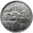 Czechosłowacja 10 koron 1964 20-lecie Powstania