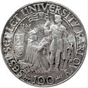 Czechosłowacja 100 koron 1948 Uniwersytet Karola