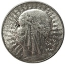 5 zł złotych 1934 Głowa kobiety Polonia SREBRO