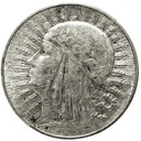 5 zł złotych 1934 Głowa kobiety Polonia SREBRO