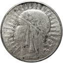 10 zł złotych 1932 Głowa kobiety Polonia SREBRO