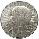 10 zł złotych 1932 Głowa kobiety Polonia SREBRO