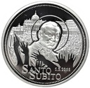 Jan Paweł II Santo Subito SREBRO
