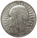 5 zł złotych 1933 Głowa kobiety Polonia SREBRO