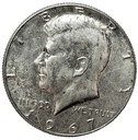 USA 1/2 Dolara Half Dollar 1967 Kennedy SREBRO