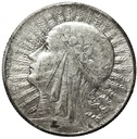 5 zł złotych 1932 Głowa kobiety Polonia SREBRO