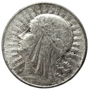 5 zł złotych 1934 Głowa kobiety Polonia SREBRO