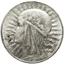 5 zł złotych 1933 Głowa kobiety Polonia SREBRO