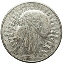 10 zł złotych 1932 Głowa kobiety Polonia SREBRO