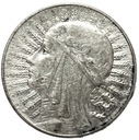 5 zł złotych 1933 Głowa kobiety Polonia SREBRO