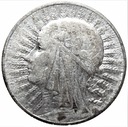 5 zł złotych 1933 Głowa kobiety Polonia SREBRO