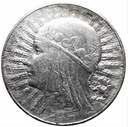 10 zł złotych 1932 Głowa kobiety Polonia SREBRO