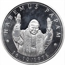 Jan Paweł II Habemus Papam SREBRO