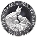 Jan Paweł II Inauguracja Pontyfikatu SREBRO