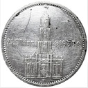 Niemcy 5 Marek 1934 z datą data Wieża Kościół